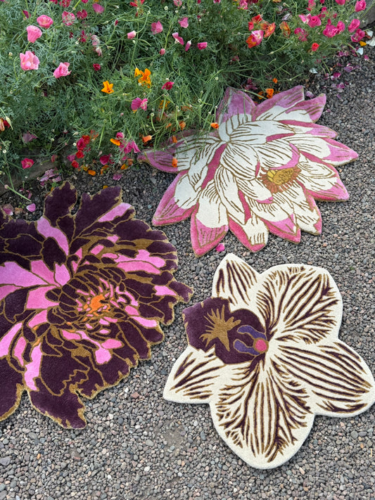 An Enchantment of Florals Hand-Tufted Rugs