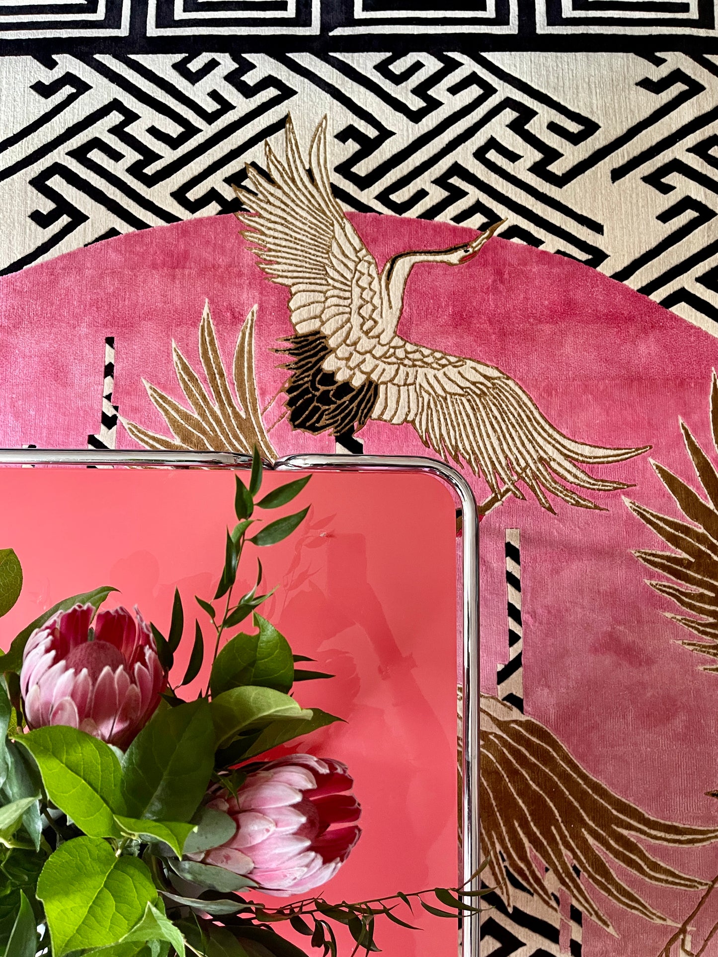 Pink Moon - Hand Knotted Rug