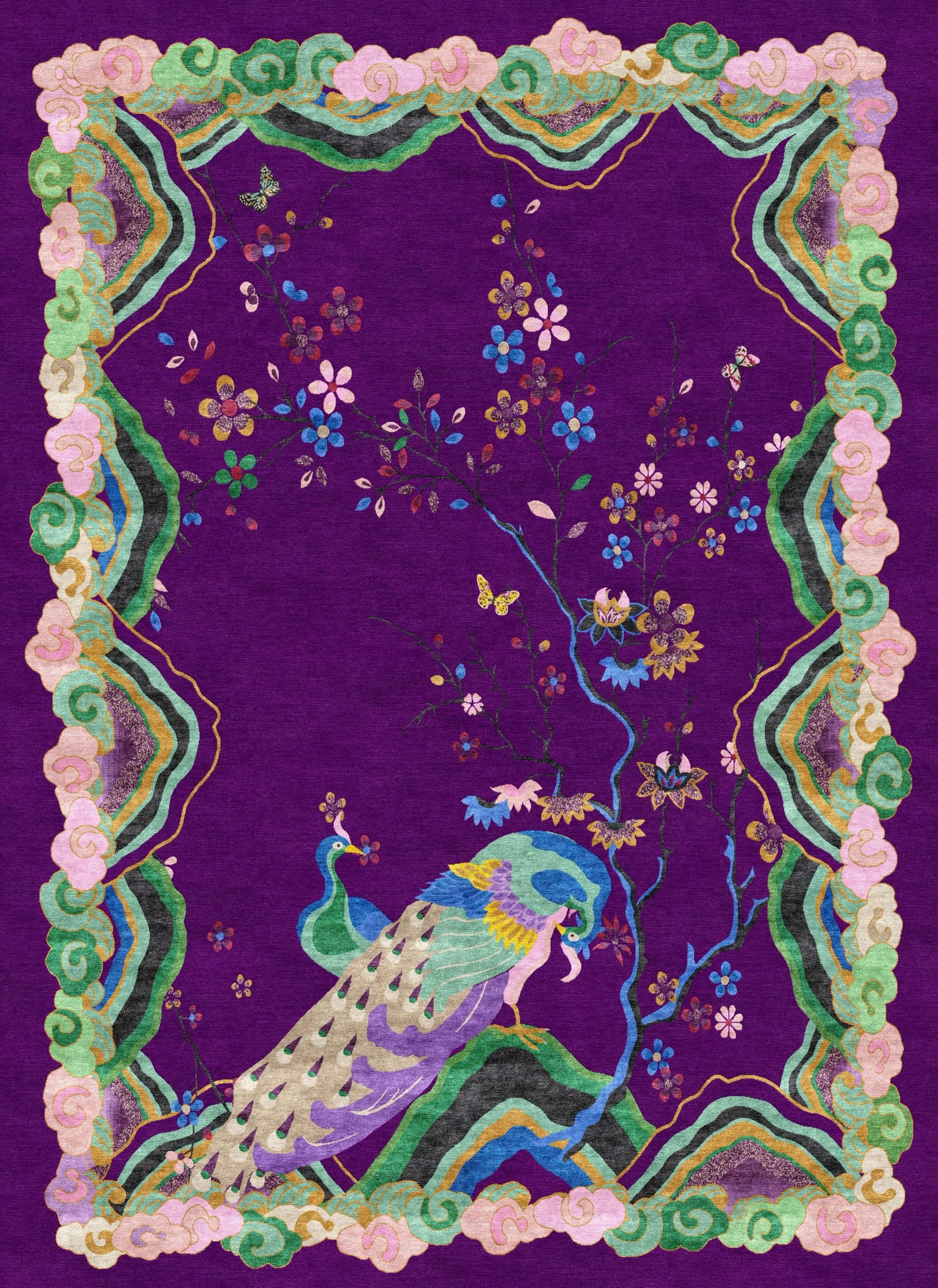 Kujaku - Hand Knotted Rug