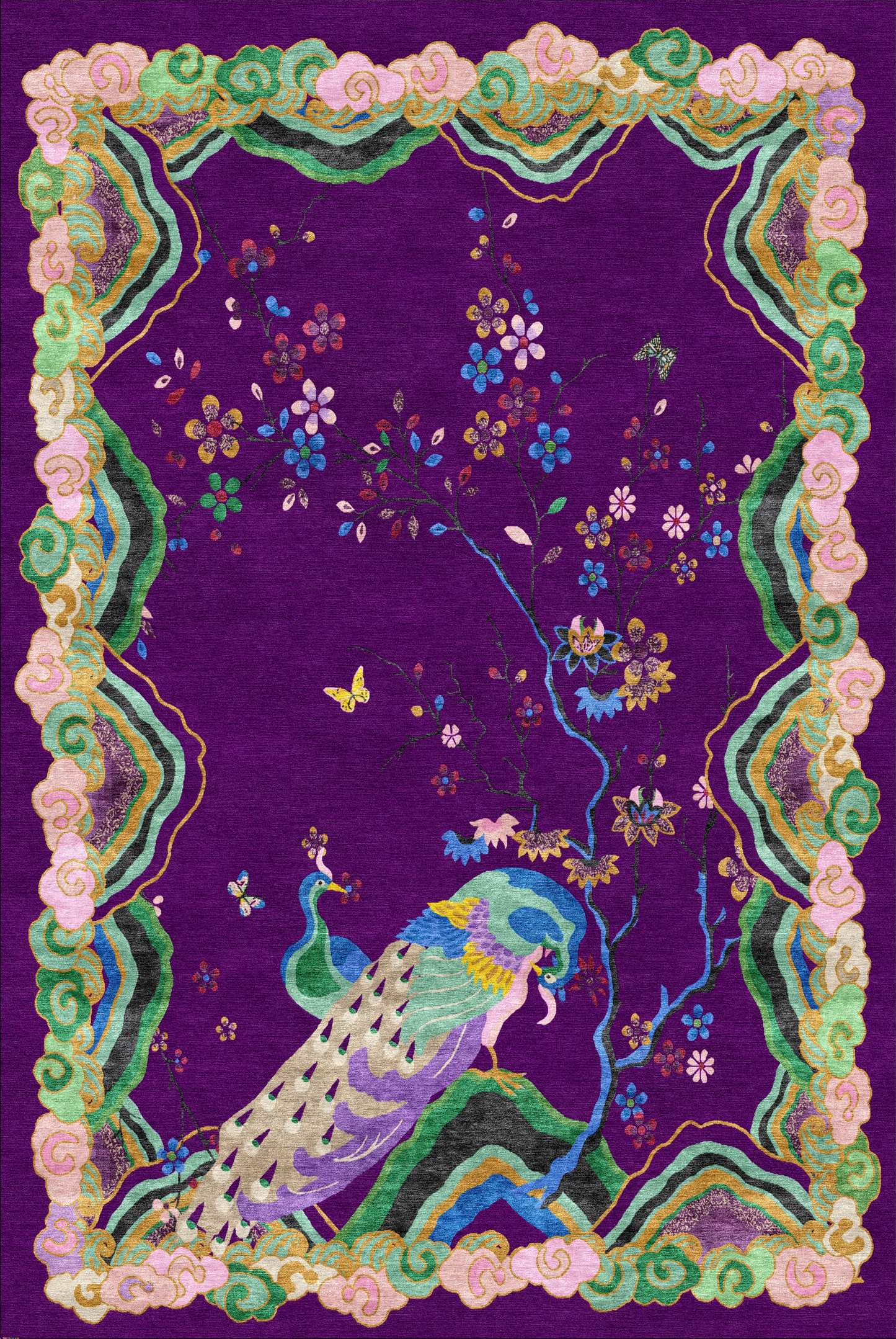 Kujaku - Hand Knotted Rug