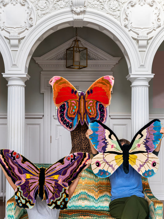 A Kaleidoscope of Papillons Part 2 Hand-Tufted Rugs