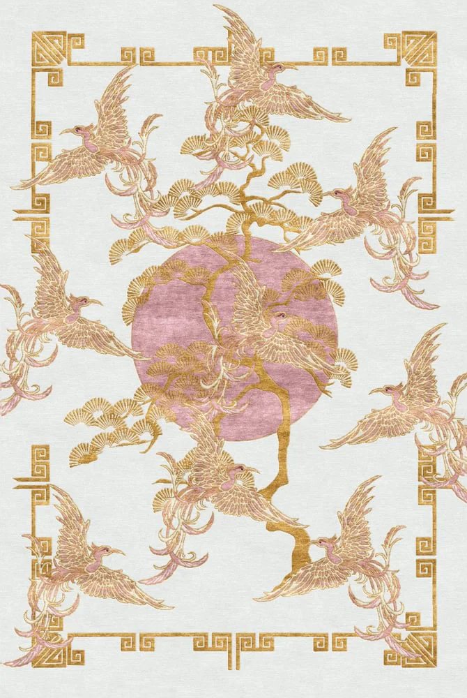 Phoenix Moon - Hand Tufted Rug