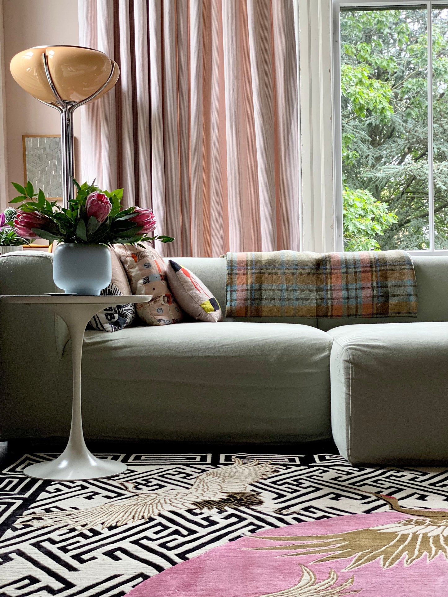 Pink Moon - Hand Knotted Rug