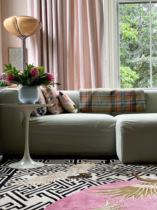 Pink Moon - Hand Knotted Rug