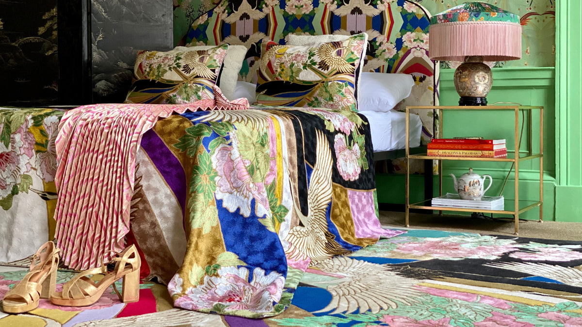 Birdsong Jade - Hand Tufted Rug – Wendy Morrison Design