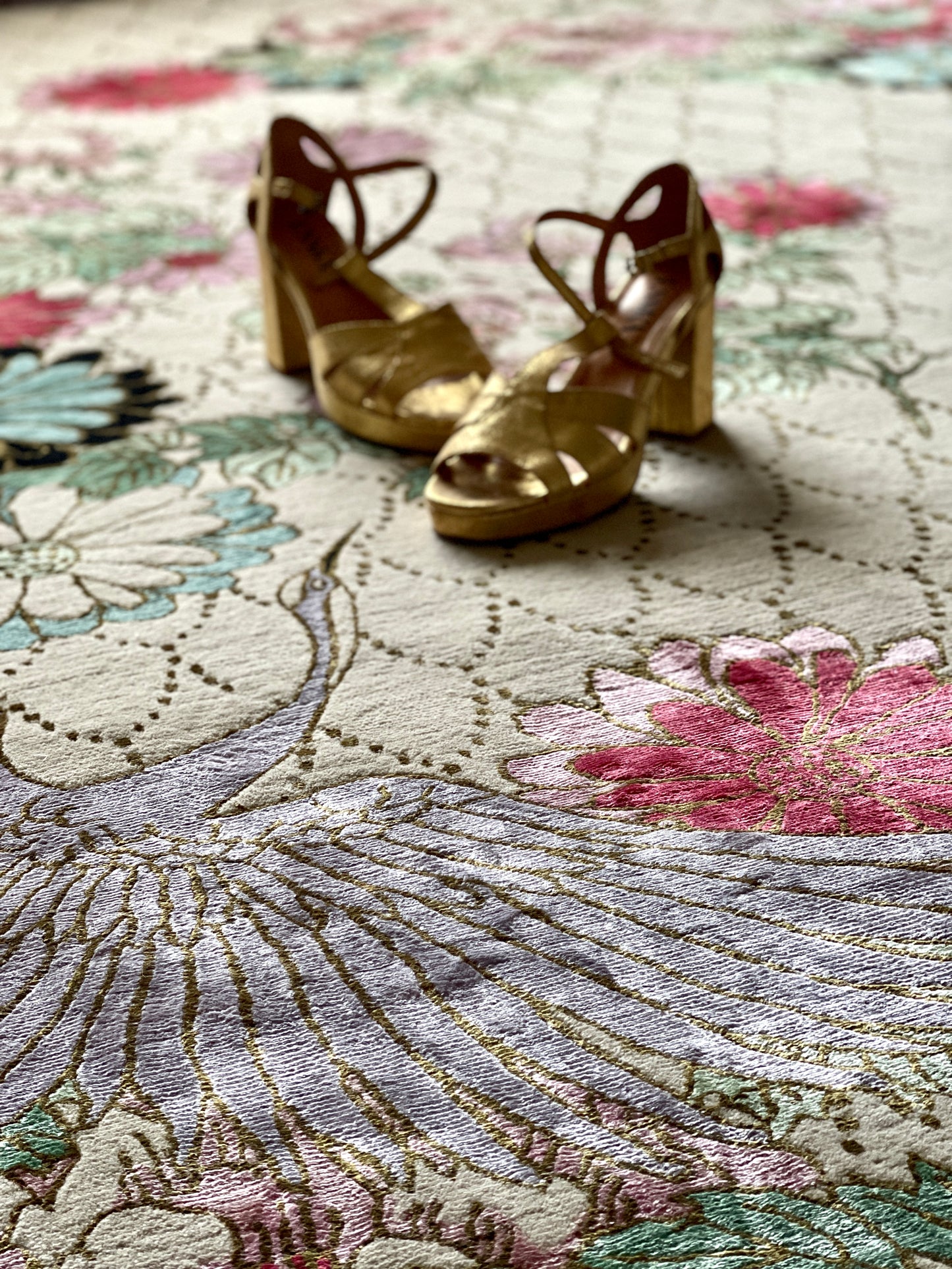 Floral Jewels - Hand Knotted Rug