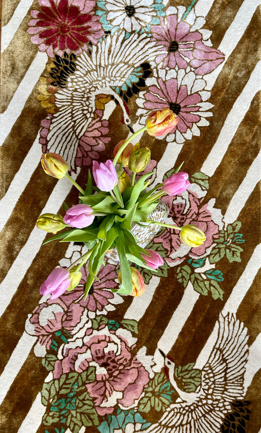 Kimono Gold - Hand Tufted Runner