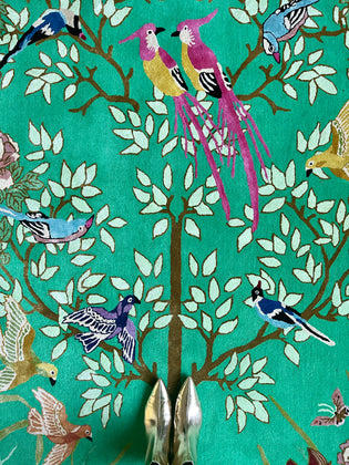 Love Birds Green - Hand Tufted Rug