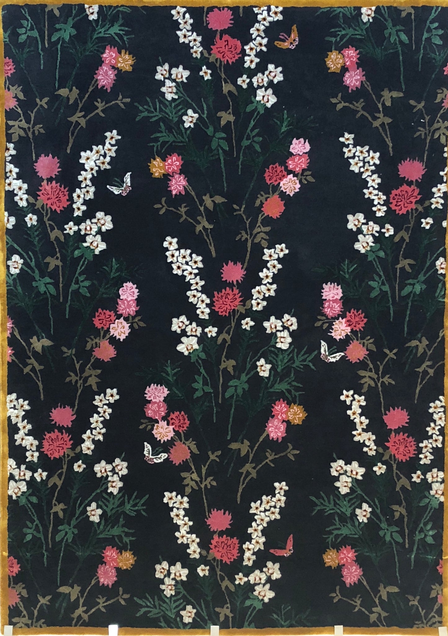 Flowers of Virtue Graphite - Hand Tufted Rug